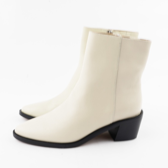 MADEWELL Size 6 The Darcy Ankle Boot in Pale Parchment - Picture 7 of 9